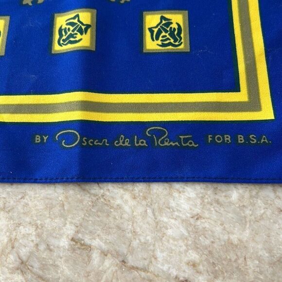 Vintage Boy Scout Scarf by Oscar de la Renta - Picture 2 of 5